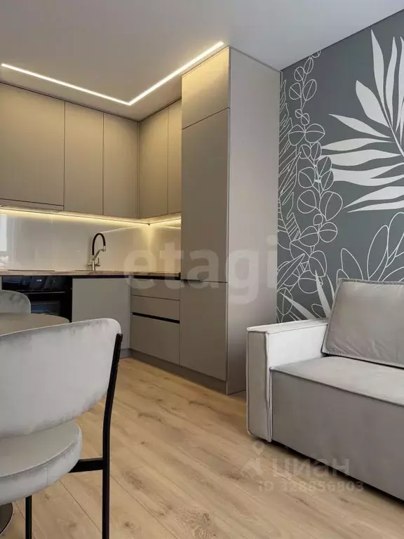 1-к кв. Тюменская область, Тюмень ул. Василия Малкова, 21 (40.2 м) - Фото 1