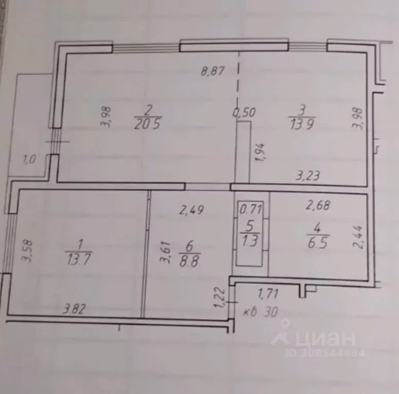 2-к кв. Карелия, Петрозаводск наб. Варкауса, 25к1 (65.0 м) - Фото 0