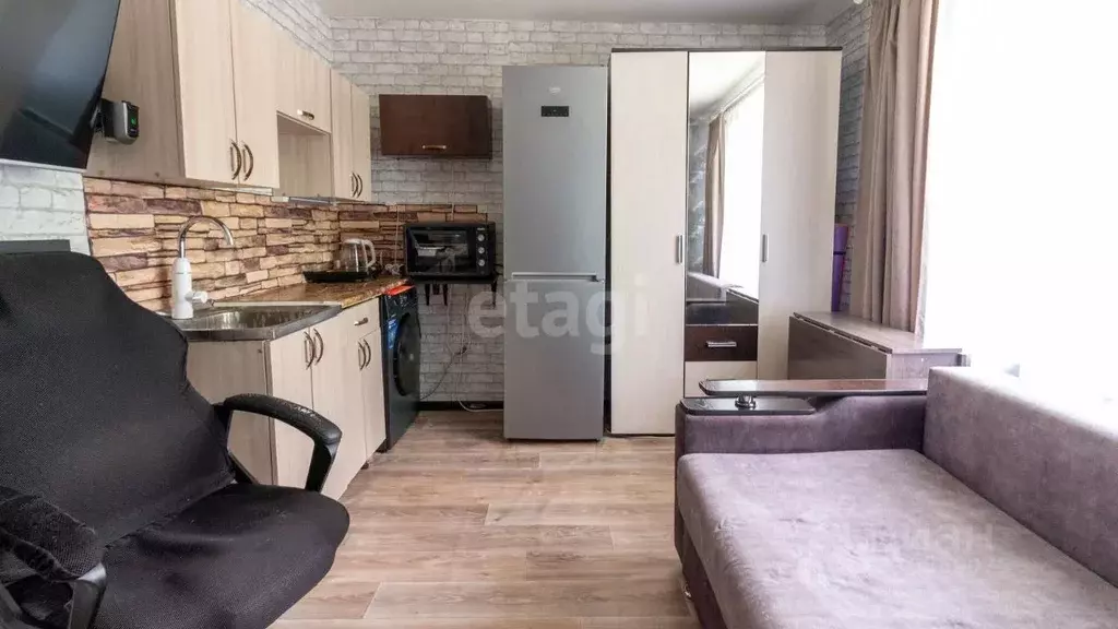 1-к кв. Томская область, Томск Алтайская ул., 97/1 (18.0 м) - Фото 0