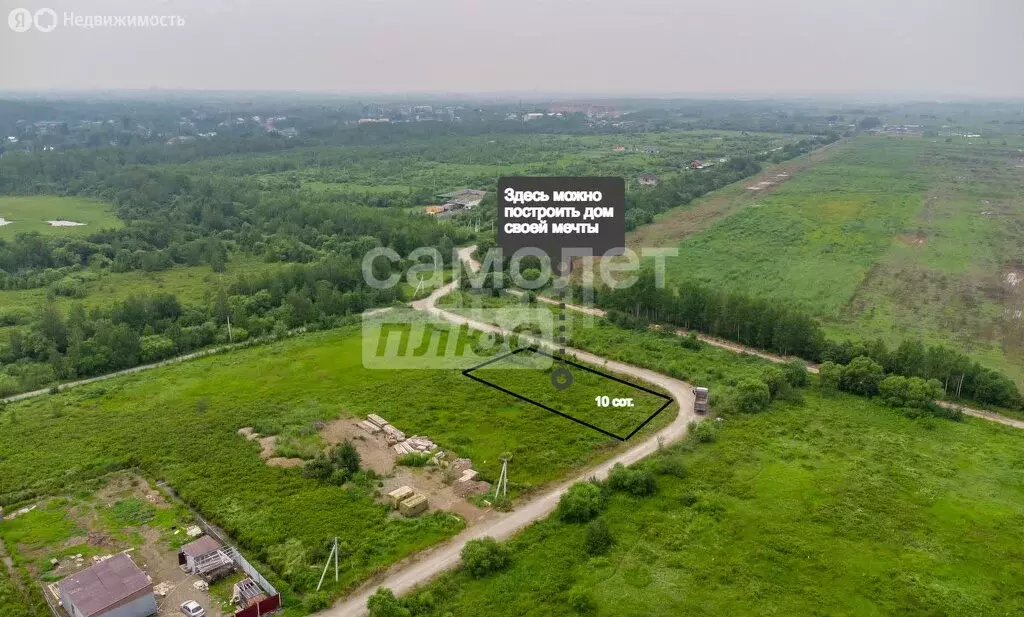 Участок в Хабаровский район, село Восточное (10 м) - Фото 0