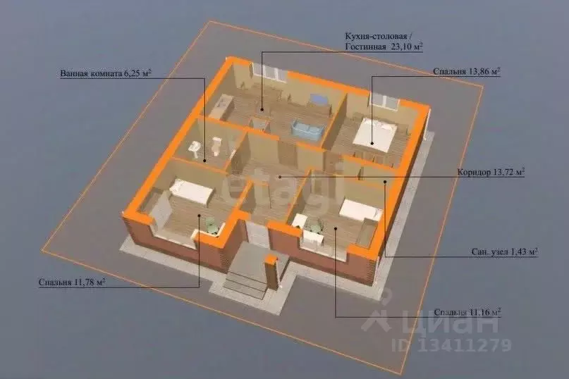 Дом в Белгородская область, Белгородский район, Разумное рп, ... - Фото 2