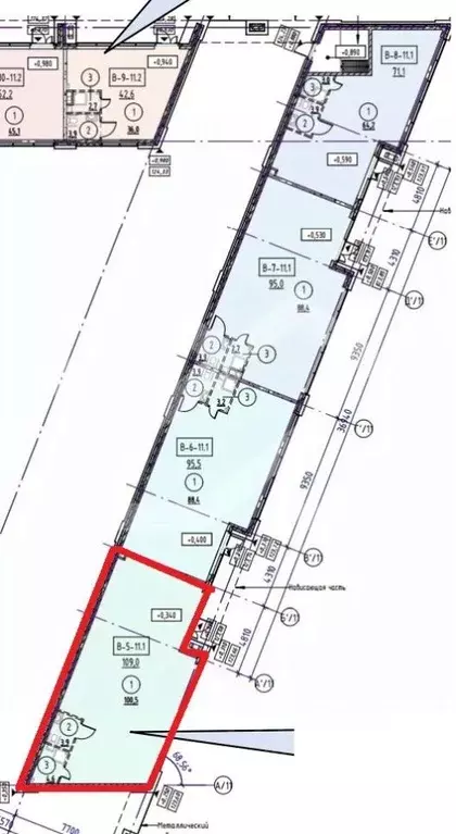 Торговая площадь в Москва 3-я оч., Шагал жилой комплекс, к10 (109 м) - Фото 2