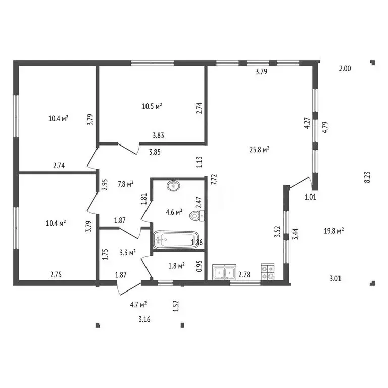 Дом в Лопухинское сельское поселение, коттеджный посёлок Поместье ... - Фото 2