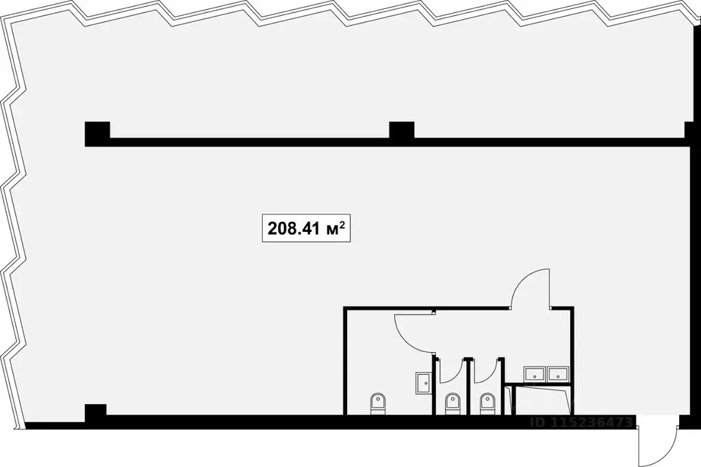 Офис в Москва проезд 17-й Марьиной рощи, 6 (208 м) - Фото 1