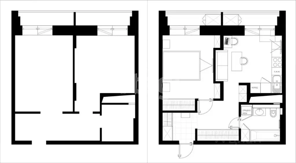 1-к кв. Севастополь ул. Павла Корчагина, 23 (37.0 м) - Фото 2