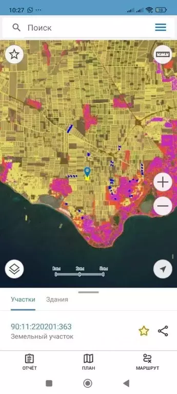 Участок в Крым, Сакский район, с. Уютное  (600.0 сот.) - Фото 1