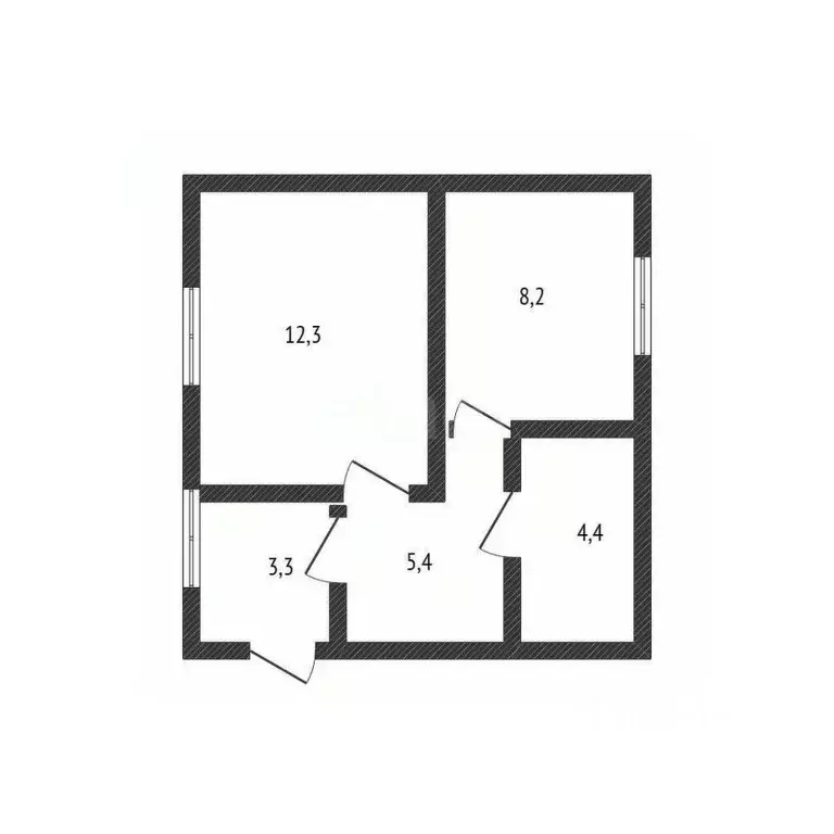 Дом в Белгородская область, Вейделевка рп ул. Свободы, 254 (42 м) - Фото 2