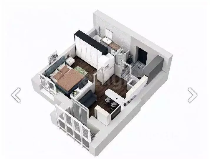 1-к кв. Костромская область, Кострома Привокзальная ул., 12 (40.42 м) - Фото 0
