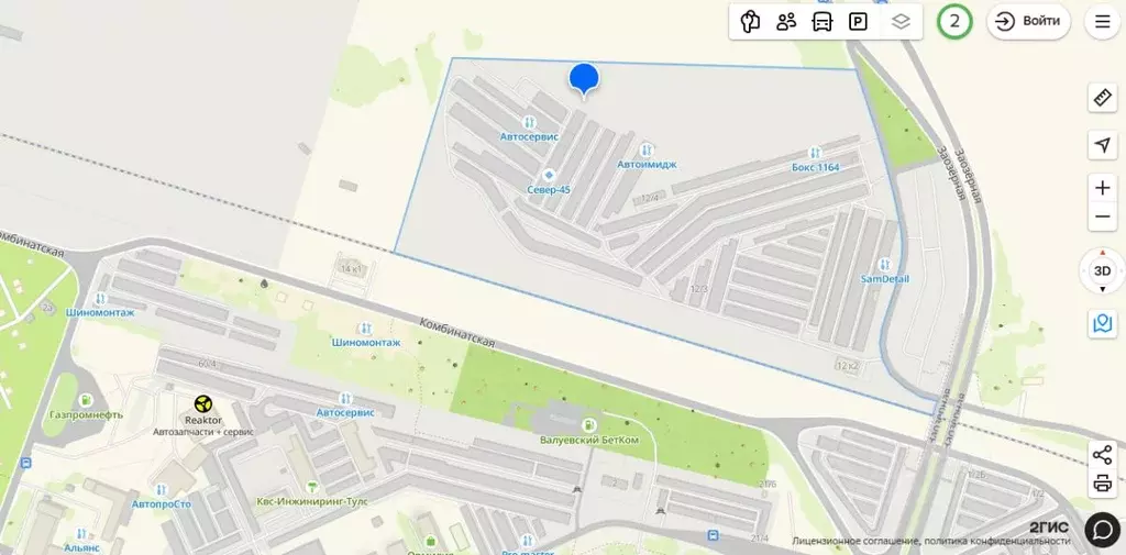 Гараж в Омская область, Омск Север-45А гаражно-строительный ... - Фото 1