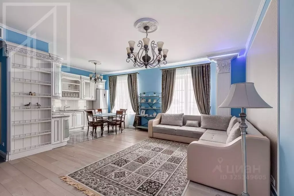 2-к кв. Москва Мытная ул., 7с1 (74.0 м) - Фото 1