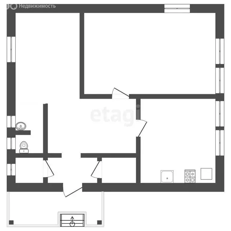 Дом в деревня Тургенево, Муромская улица (53.5 м) - Фото 1