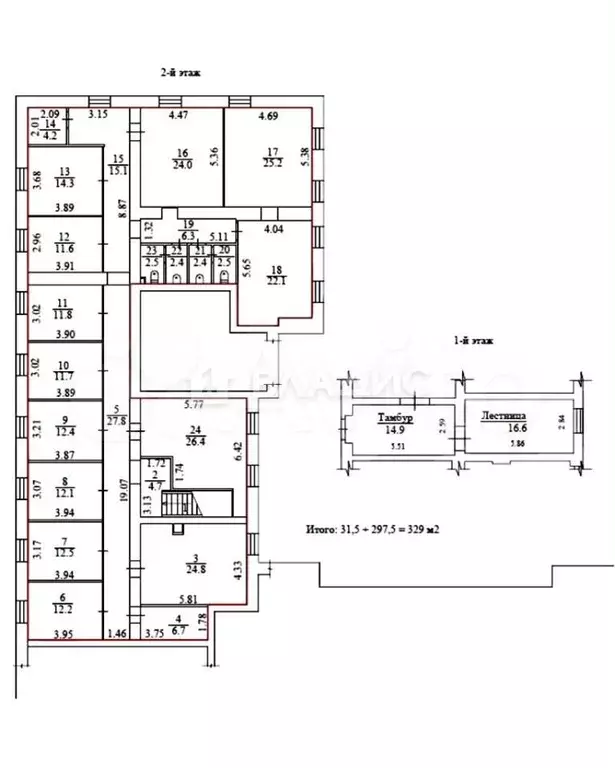 Продам офисное помещение, 329 м - Фото 0