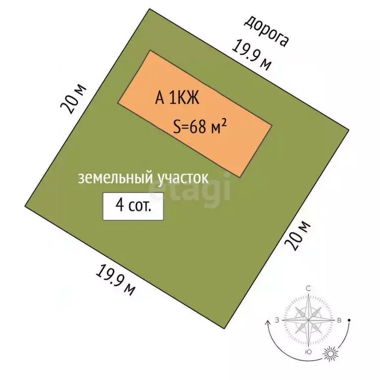Дом в Тюменская область, Тюменский муниципальный округ, д. Якуши  (68 ... - Фото 2