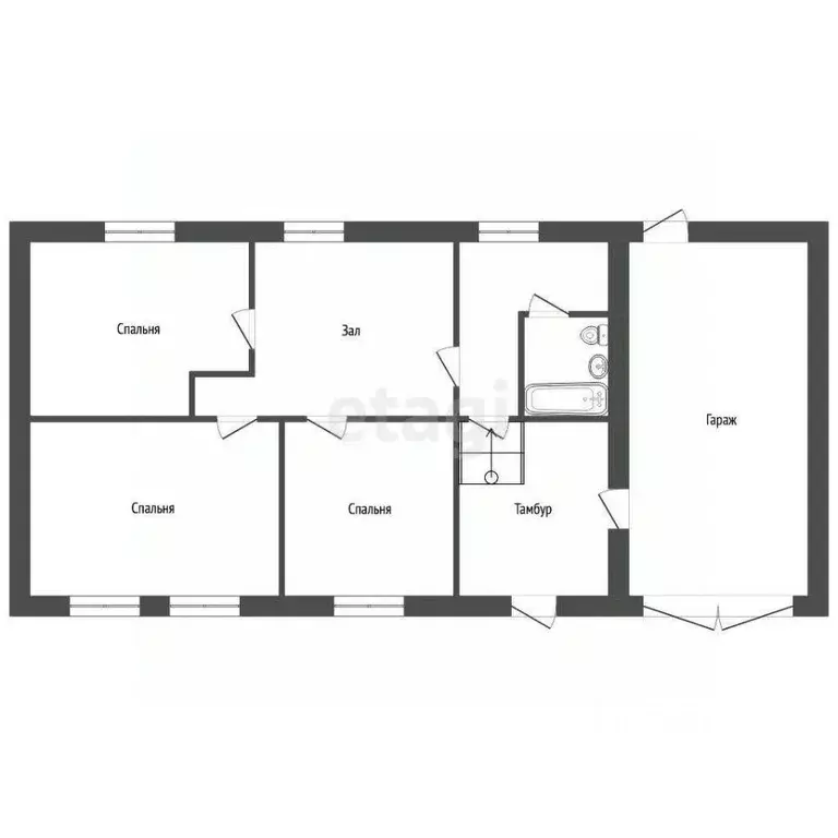 Дом в Нижегородская область, Навашино Молодежная ул., 23 (92 м) - Фото 0