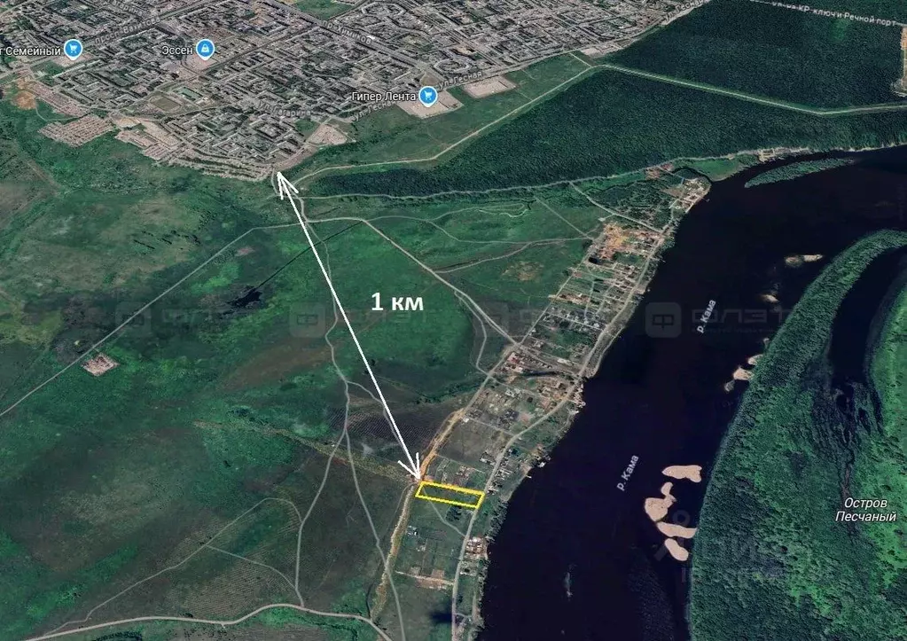 Участок в Татарстан, Нижнекамск ул. Береговая (63.0 сот.) - Фото 0