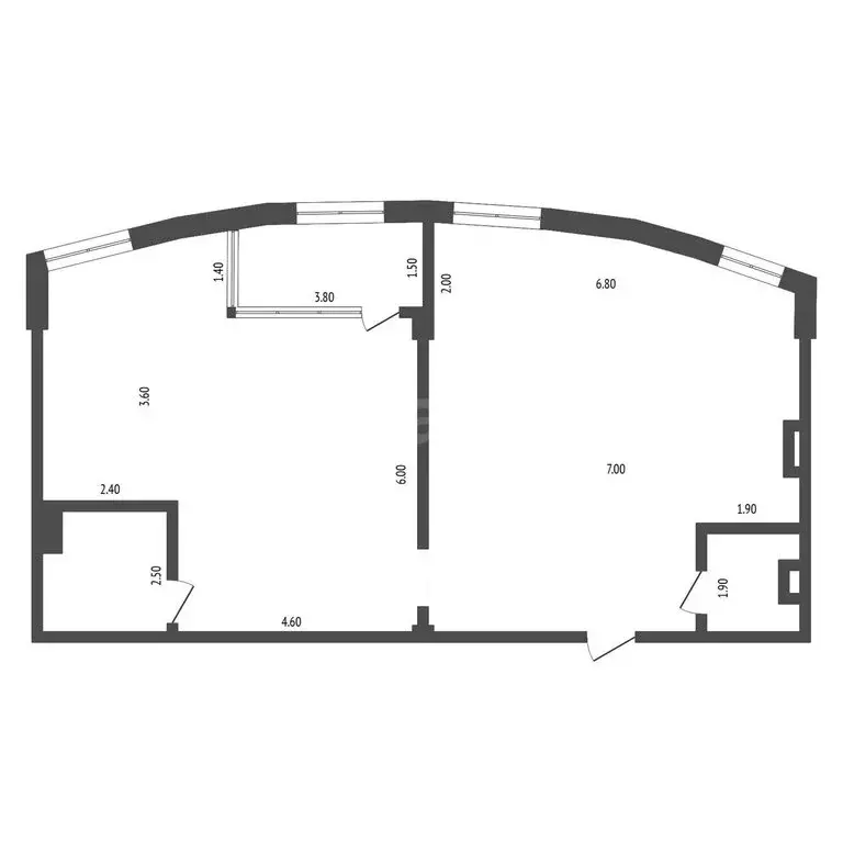 2-комнатная квартира: Тюмень, Профсоюзная улица, 56 (93.3 м) - Фото 1