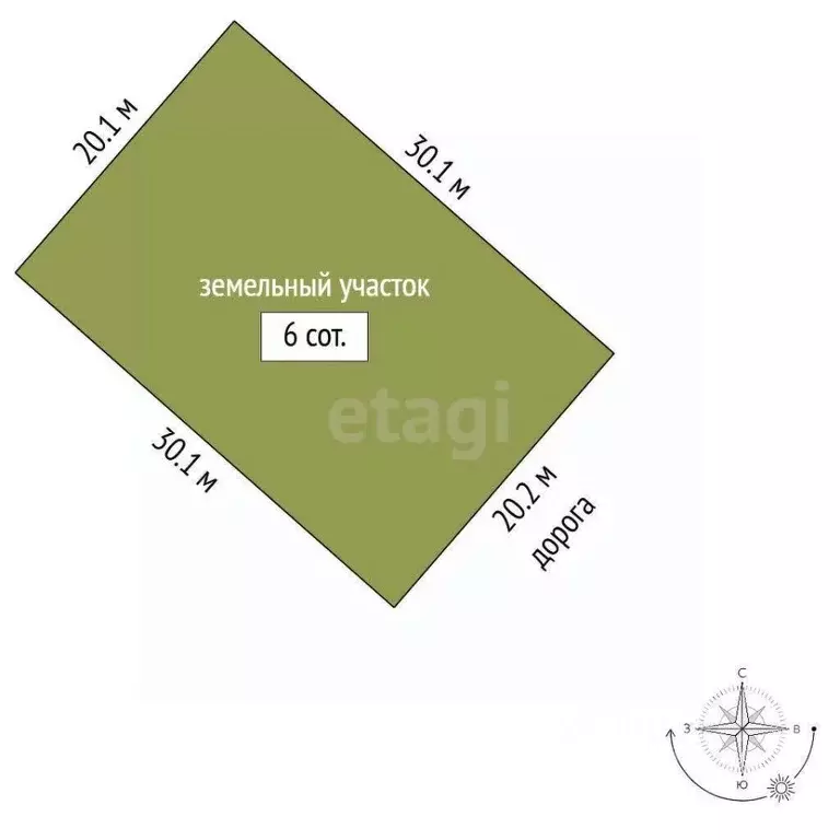 Участок в Татарстан, Альметьевск ул. Возрождения, 52 (6.0 сот.) - Фото 1