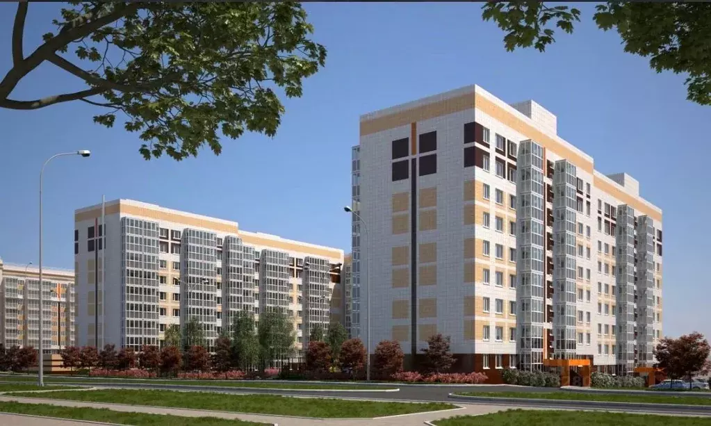 1-к кв. Чувашия, Чебоксары бул. Солнечный, поз4 (38.0 м) - Фото 1