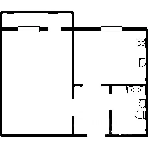 1-к кв. Татарстан, Казань ул. Толбухина, 9 (46.0 м) - Фото 1