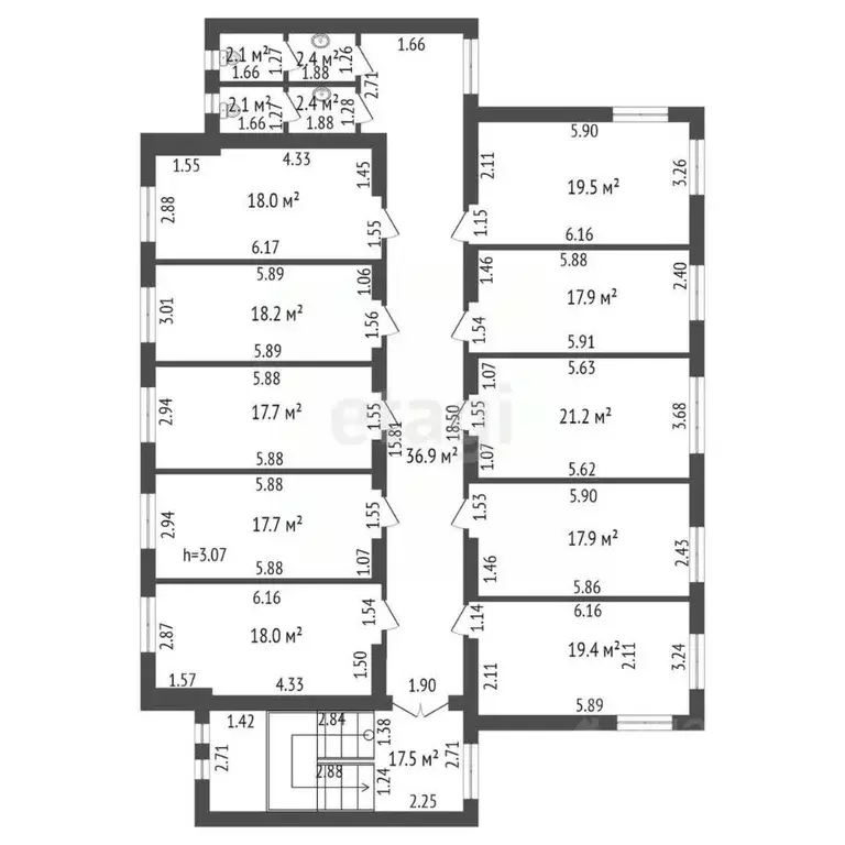 Офис в Тамбовская область, Тамбов Студенецкая ул., 16Ак2 (231 м) - Фото 1