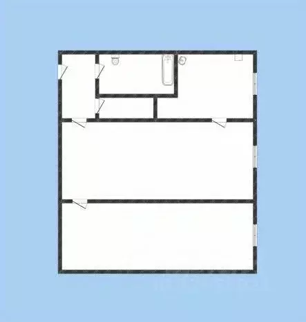 2-к кв. Костромская область, Нерехта ул. 1-я Рабочая, 1 (38.9 м) - Фото 2