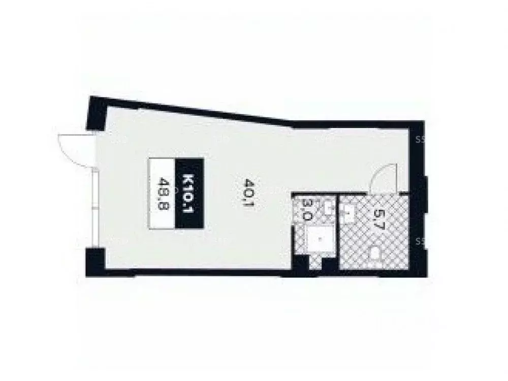 Торговая площадь в Москва Лодочная ул., 27К2 (49 м) - Фото 1