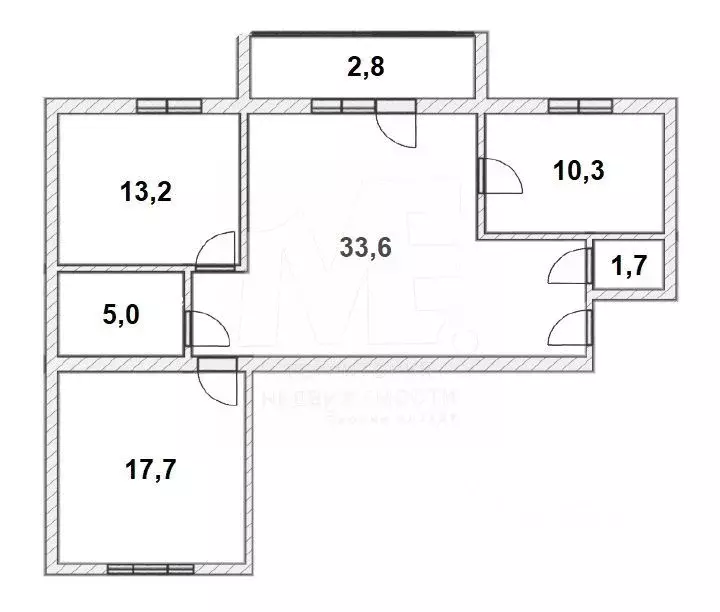 3-к кв. Калининградская область, Калининград ул. Гайдара, 116 (81.5 м) - Фото 1