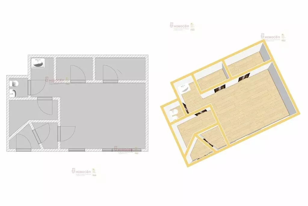 Офис (42 м) - Фото 1