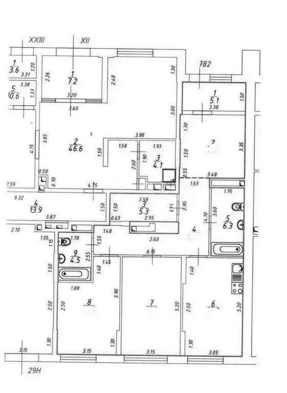 3-комнатная квартира: Москва, улица Коминтерна, 15 (100 м) - Фото 0