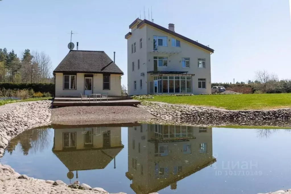 Дом в Ленинградская область, Приозерский район, Плодовское с/пос, пос. ... - Фото 0