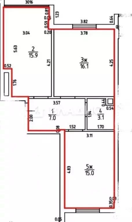 2-к кв. Калининградская область, Светлогорск ул. Токарева, 6А (57.1 м) - Фото 2
