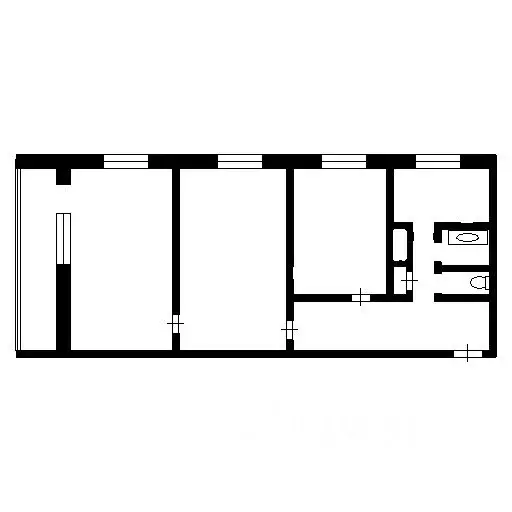 3-к кв. Санкт-Петербург ул. Сикейроса, 6К1 (64.0 м) - Фото 2