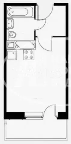 Квартира-студия, 24 м, 6/8 эт. - Фото 0