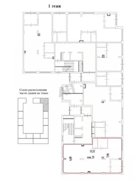 Помещение свободного назначения в Москва бул. Скандинавский, 23к1 (95 ... - Фото 2