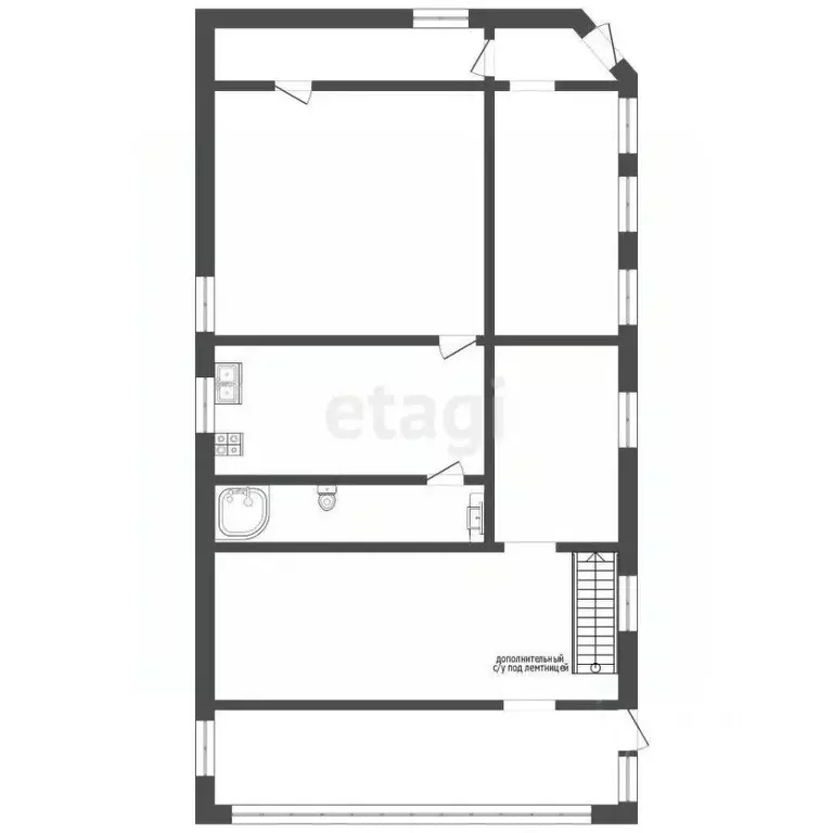 Дом в Орловская область, Кромы пгт ул. К. Маркса, 85 (100 м) - Фото 0
