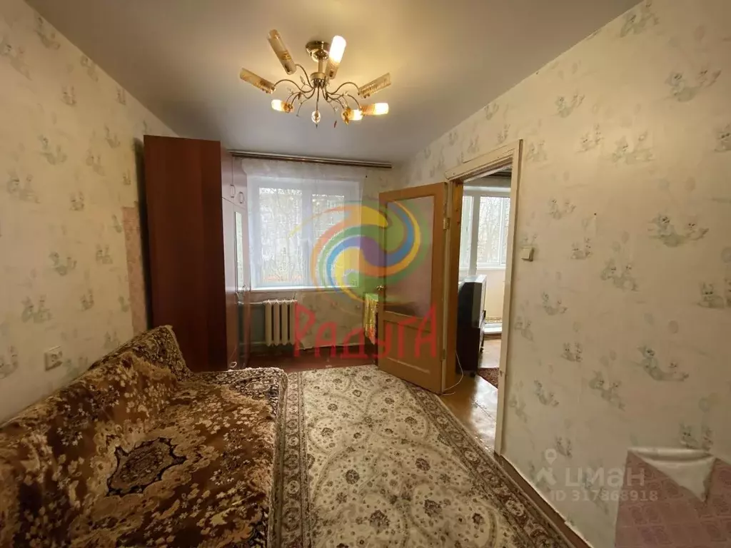 2-к кв. Ивановская область, Иваново просп. Строителей, 44 (44.5 м) - Фото 1