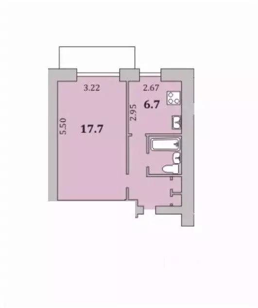 1-к кв. Мурманская область, Мурманск ул. Аскольдовцев, 35к1 (34.6 м) - Фото 2