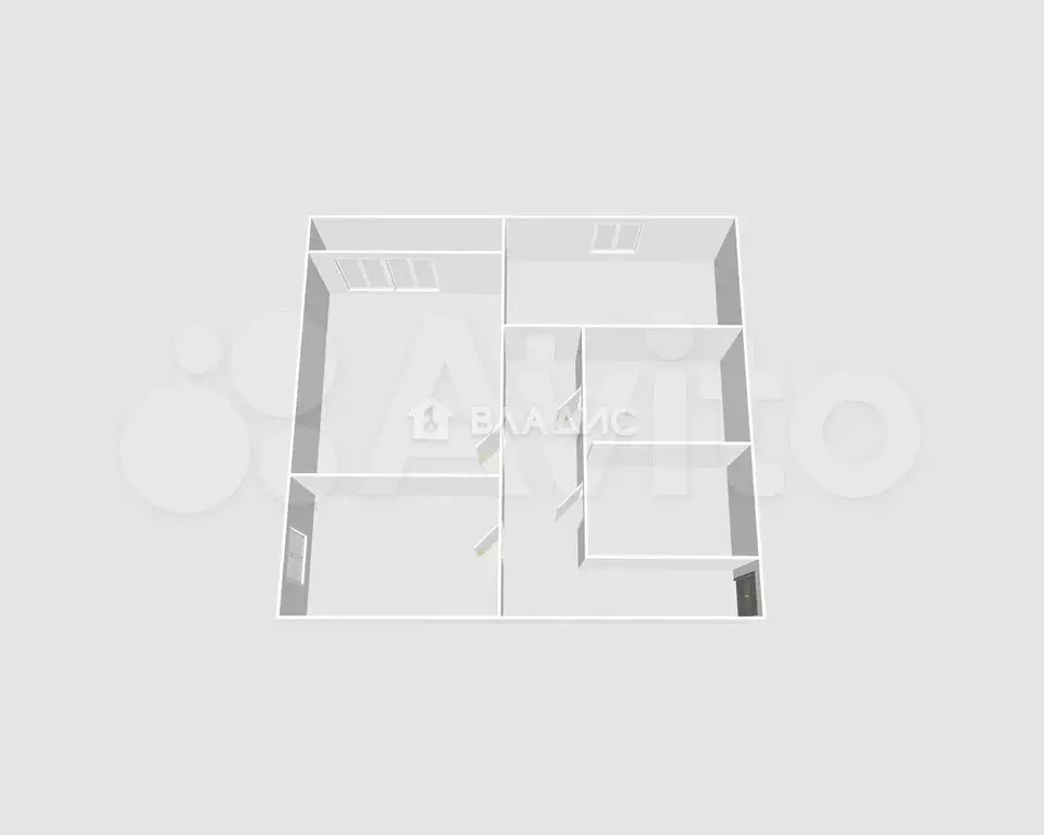 2-к. квартира, 44 м, 3/9 эт. - Фото 0
