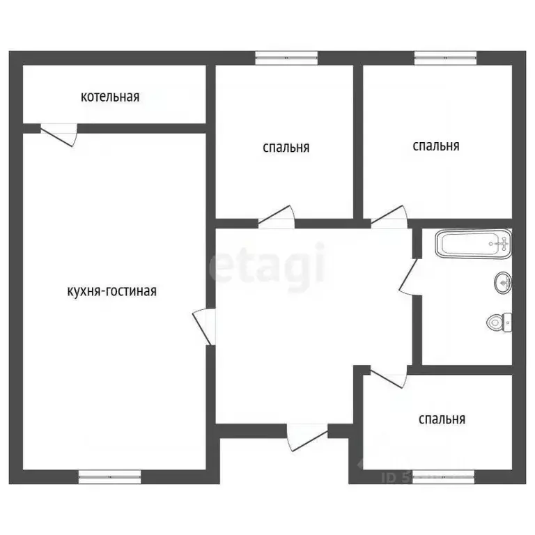 Дом в Ростовская область, Аксайский район, Щепкинское с/пос, пос. ... - Фото 2