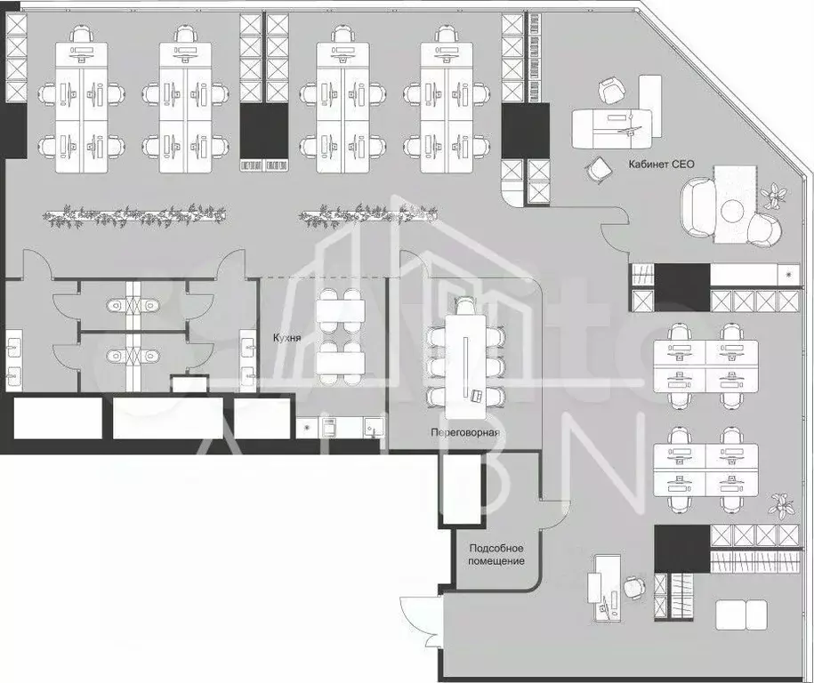 Офис 275м2 - Фото 0