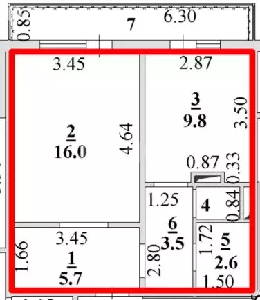 1-комнатная квартира: Липецк, Опытная улица, 22 (38.6 м) - Фото 1