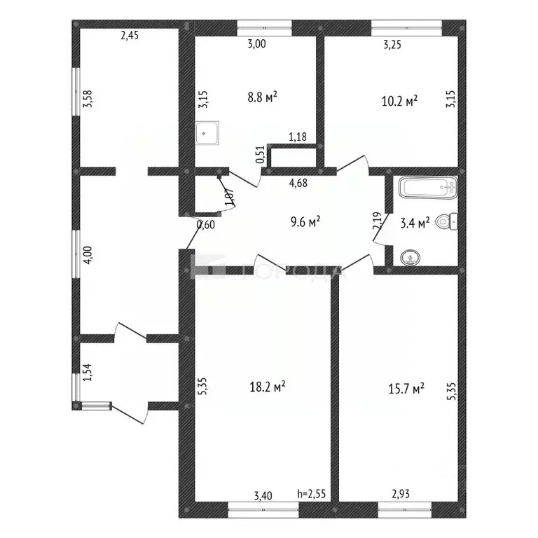 Дом в Алтайский край, с. Шипуново ул. Дорожников, 7 (67 м) - Фото 2