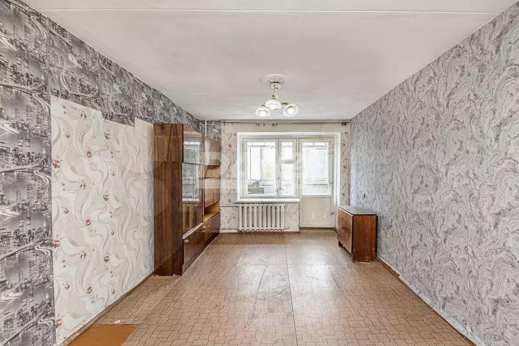1-к. квартира, 33 м, 3/6 эт. - Фото 1