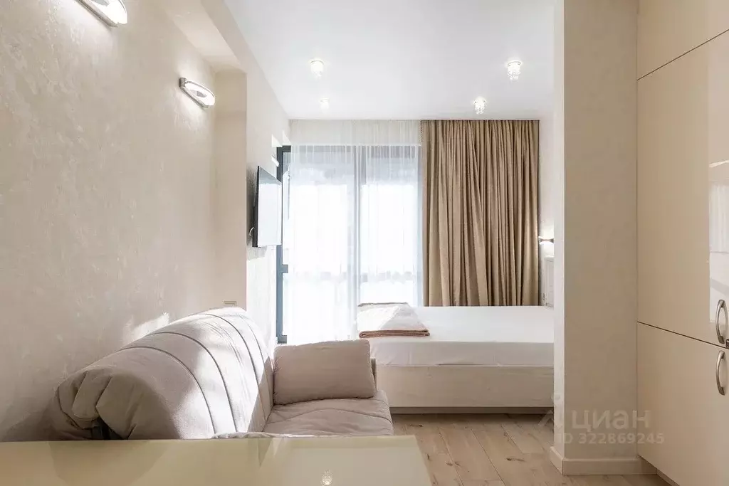 Студия Краснодарский край, Сочи Центральный мкр, пер. Горького, 24к1 ... - Фото 1