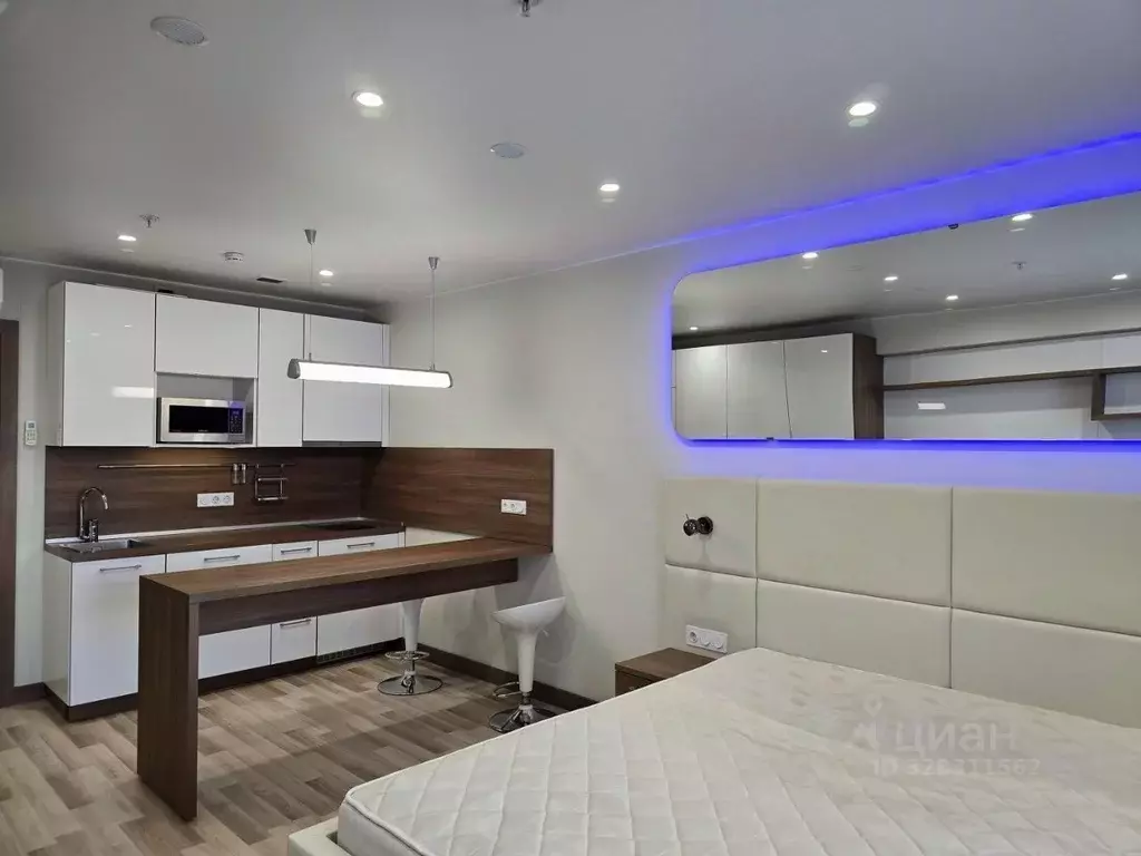 Студия Москва Митинская ул., 16 (30.0 м) - Фото 1