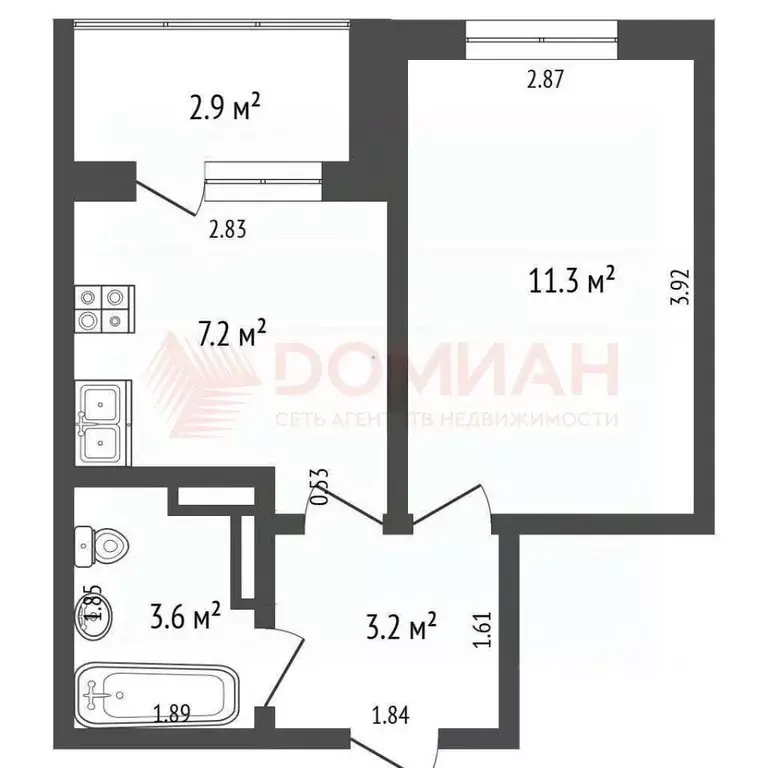 1-к кв. Ростовская область, Ростов-на-Дону ул. Берберовская, 28с2 ... - Фото 1