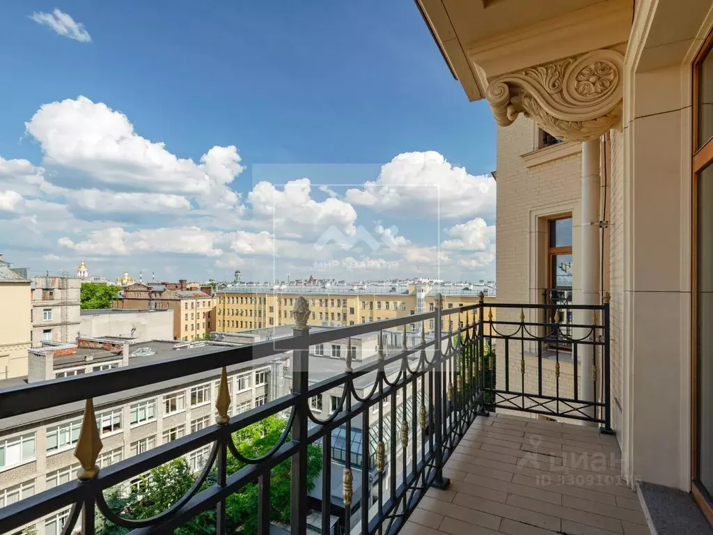 2-к кв. Санкт-Петербург наб. Реки Фонтанки, 76к2 (124.1 м) - Фото 1