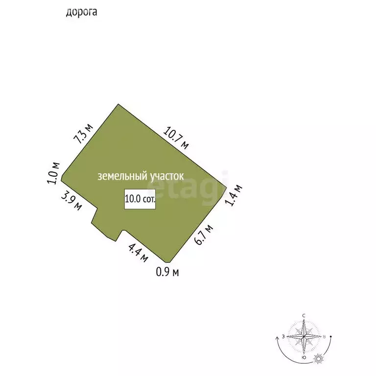 Дом в деревня Малое Кикерино, Длинная улица (73 м) - Фото 1