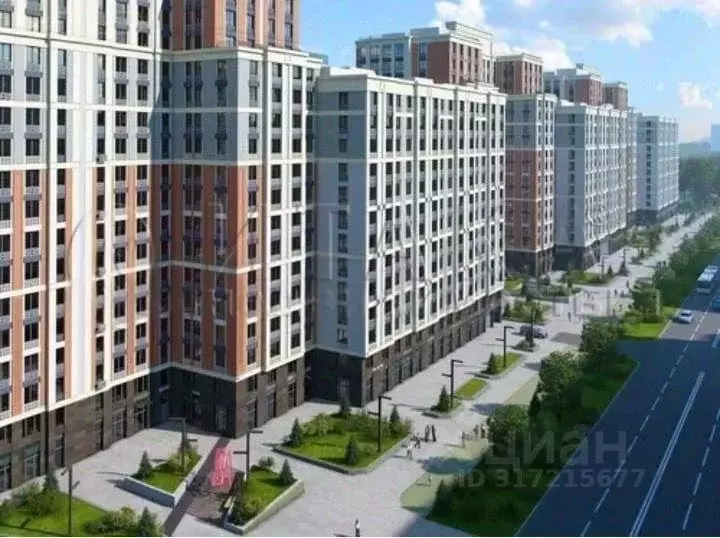 Студия Санкт-Петербург ул. Парфеновская, 14к1 (28.0 м) - Фото 1