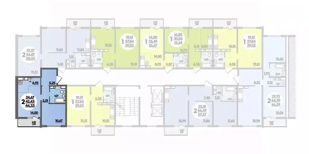 2-к кв. Краснодарский край, Краснодар ул. Генерал-лейтенанта ... - Фото 1